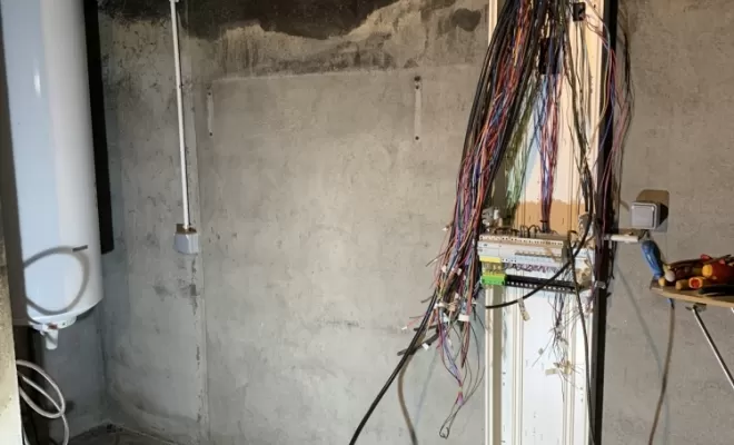 Circuits repassés et début de remontage du tableau